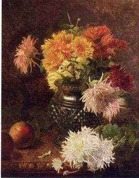 Floral, beautiful classical still life of flowers 020, unknow artist